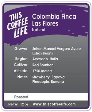 Colombia Finca Las Flores Red Bourbon Natural