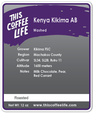 Kenya Kikima AB Washed